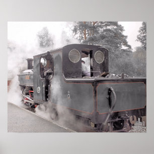 POSTER TRAIN À VAPEUR