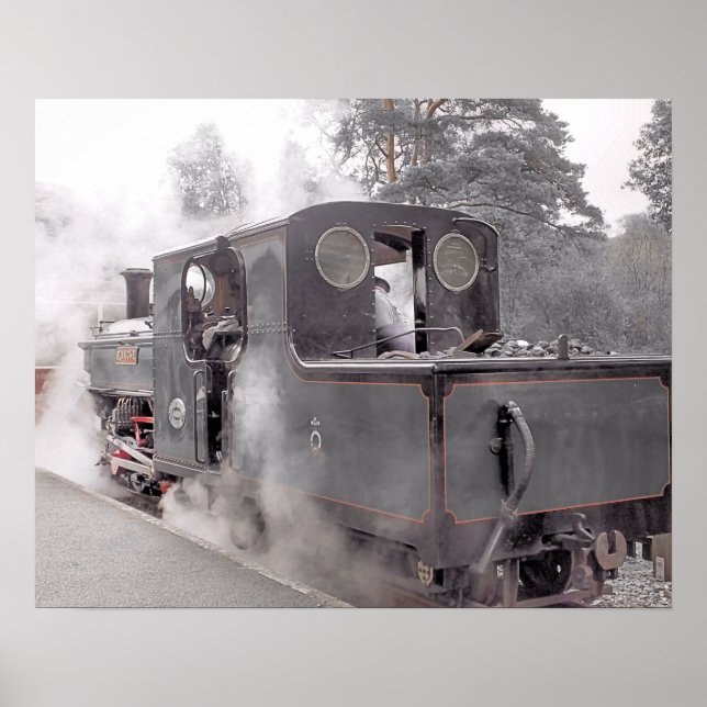POSTER TRAIN À VAPEUR (Devant)