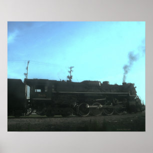 Poster Train à vapeur