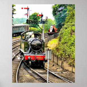 POSTER TRAIN À VAPEUR