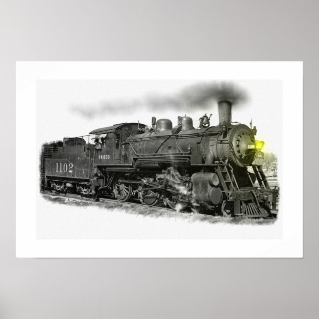 Poster Train à vapeur (Devant)