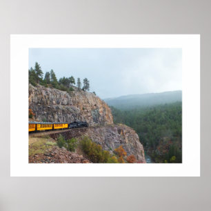 Poster Train à vapeur pour Silverton