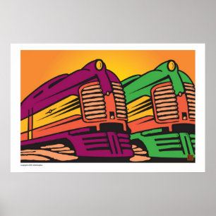 Poster Train-Copie expédiante