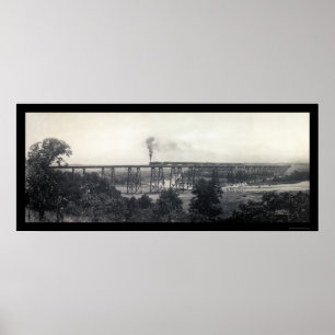Poster Train De Chicago Photo 1914