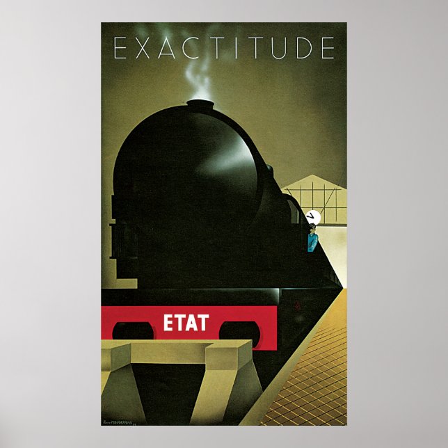 Poster Train Exactitude (Devant)