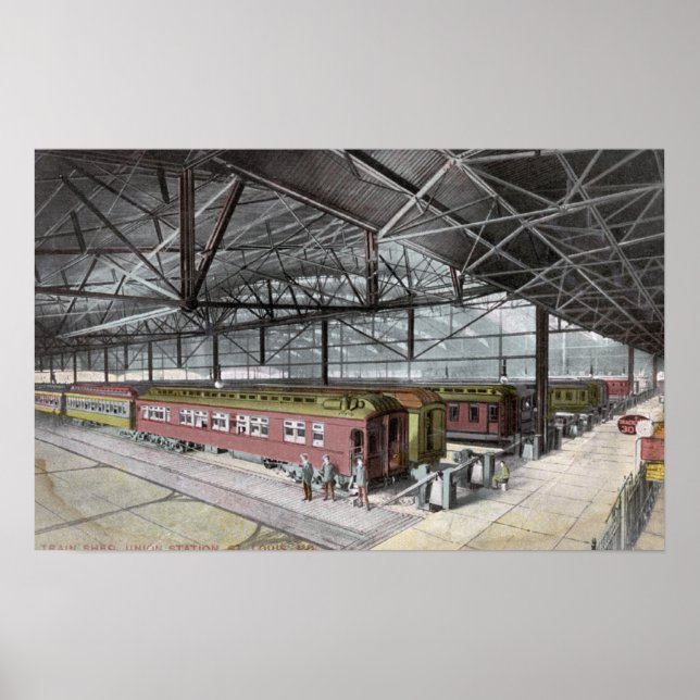 Poster Train Shed à Union Station (Devant)