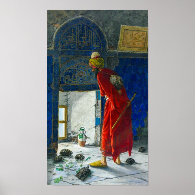 Poster Trainer Tortoise 2 | Osman Hamdi Bey | (Devant)