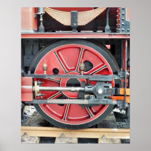 POSTER TRAINS À VAPEUR