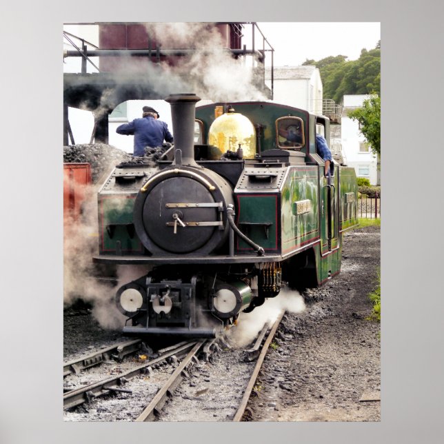 POSTER TRAINS À VAPEUR (Devant)