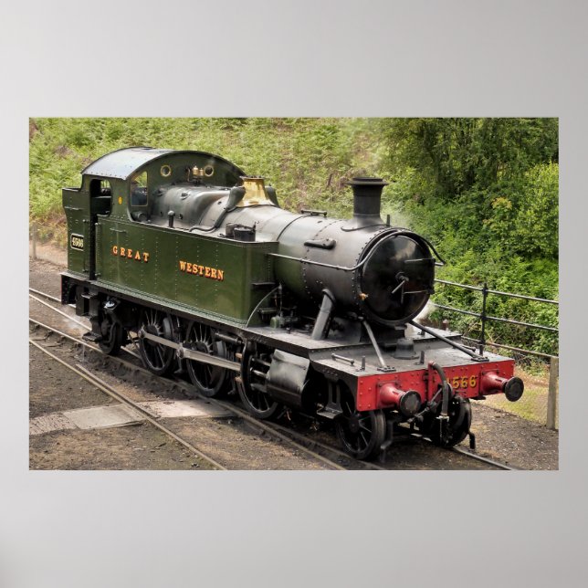 POSTER TRAINS À VAPEUR (Devant)