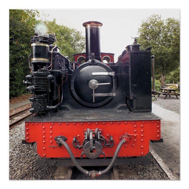 POSTER TRAINS À VAPEUR (Devant)