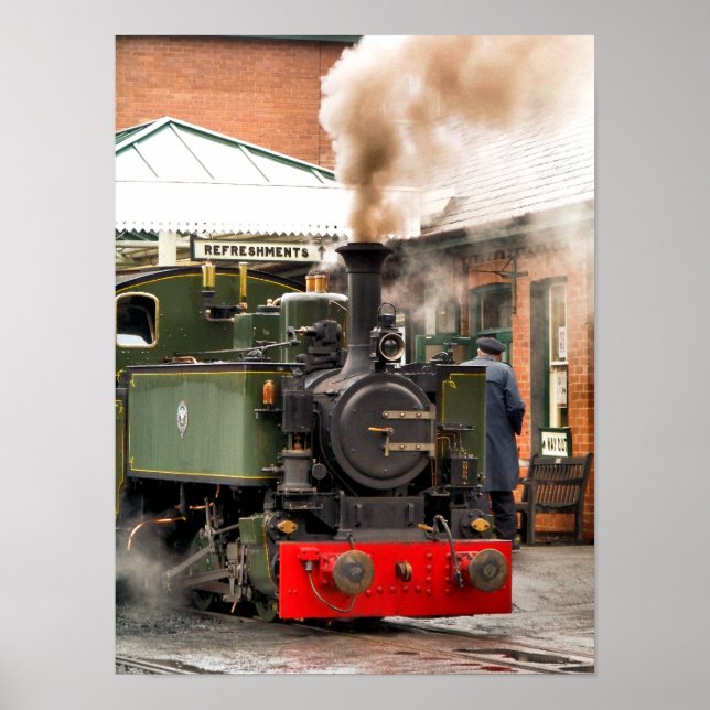 POSTER TRAINS À VAPEUR (Devant)