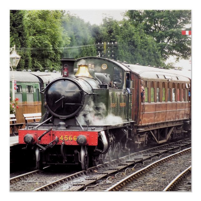 POSTER TRAINS À VAPEUR (Devant)