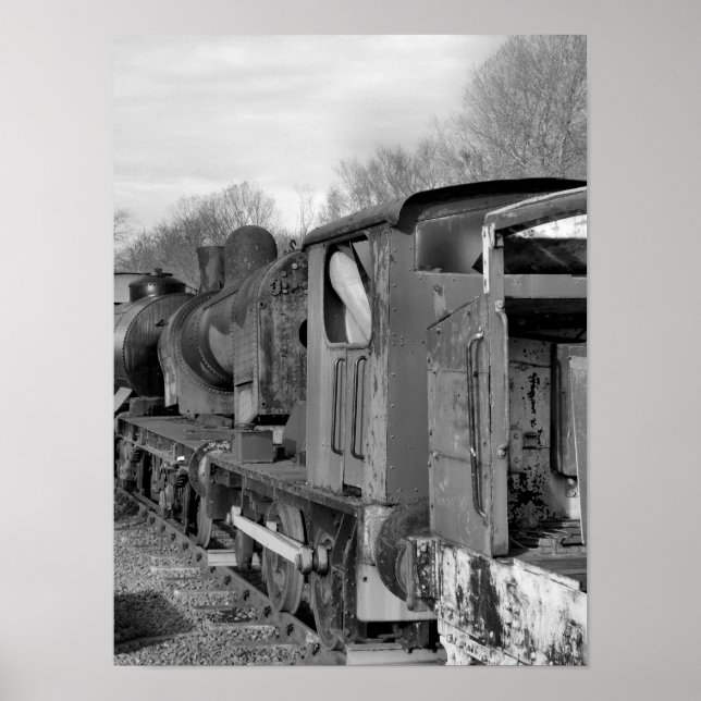 POSTER TRAINS À VAPEUR (Devant)