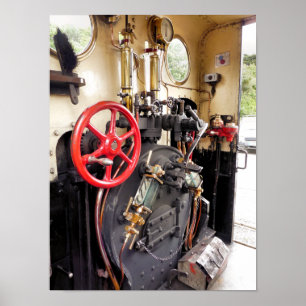 POSTER TRAINS À VAPEUR