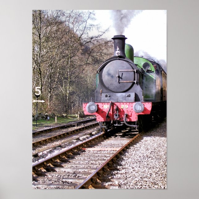 POSTER TRAINS À VAPEUR (Devant)