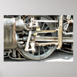 POSTER TRAINS À VAPEUR