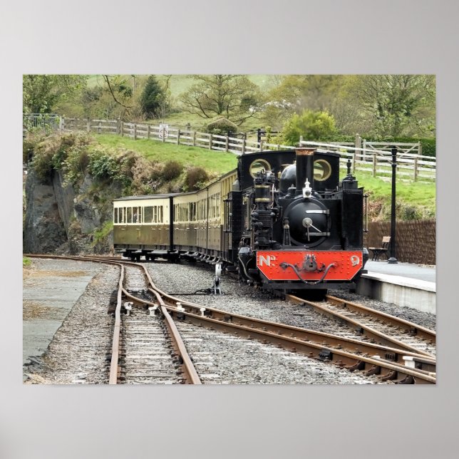 POSTER TRAINS À VAPEUR (Devant)