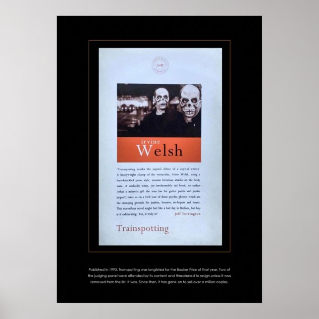Poster Trainspotspot par Irvine Welsh couverture de la co (Devant)