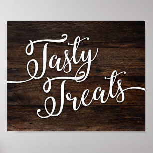 Poster TRAITEMENTS GOÛTS Rustiques Chic Signe Imprimer