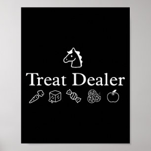 Poster Traiter le concessionnaire Cheval Traiter Lady Equ