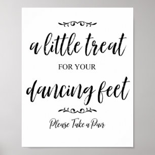 Poster Traitez vos pieds - Signez pour les tongs !