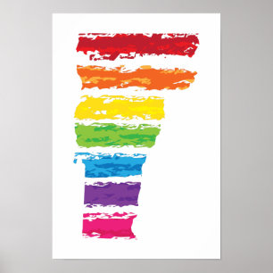 Poster traits de couleur vermont