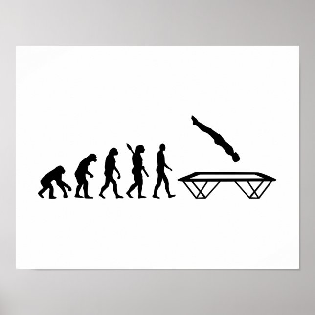 Poster Trampoline d'évolution (Devant)