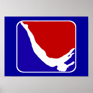 Poster Trampoline gymnast