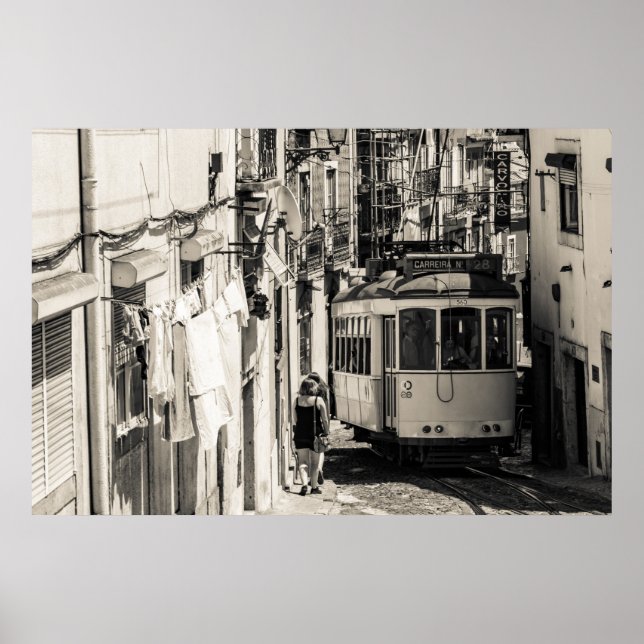 Poster Tramway de Lisbonne (Devant)