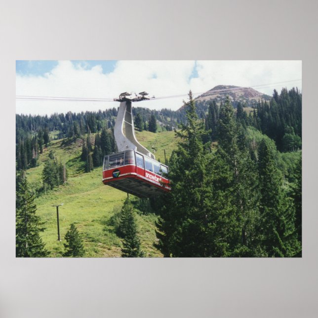 Poster Tramway Snowbird (Devant)