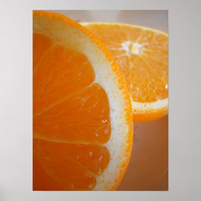 Poster Tranches orange (Devant)