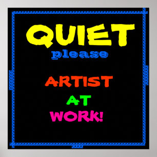 Poster TRANQUILLITÉ, ARTISTE à l'affiche de TRAVAIL