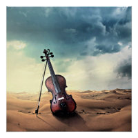 Tranquillité du désert de violon,