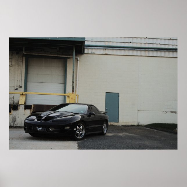 Poster Trans-Am noir (Devant)