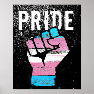 Poster Trans Pride Fist