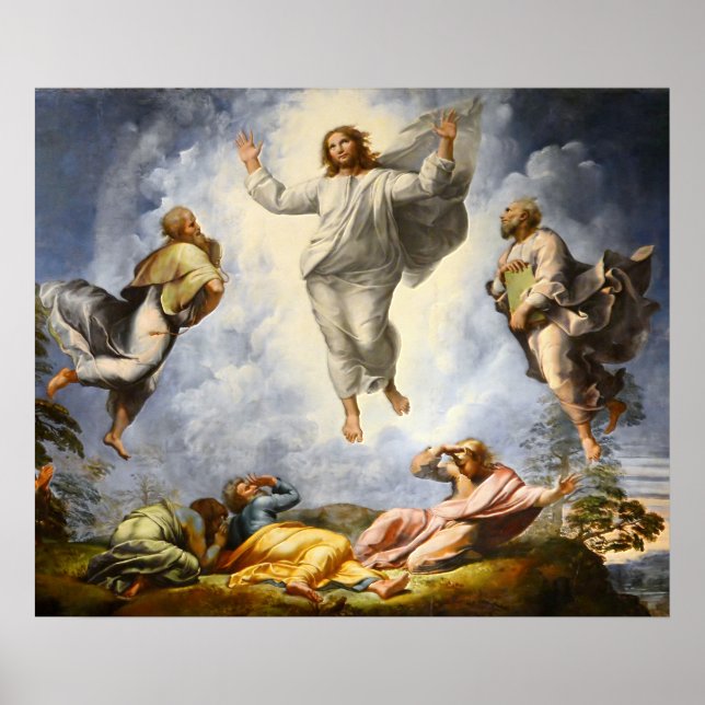 Poster Transfiguration du Christ - Raphaello Sanzio 1520 (Devant)