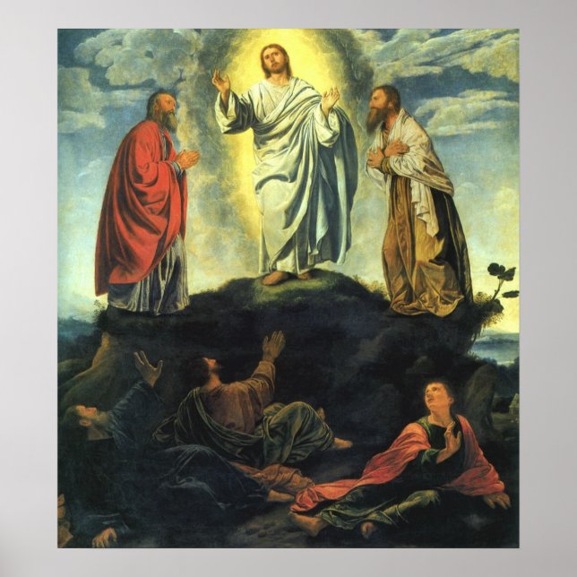 Poster Transfiguration par Giovanni Girolamo Savoldo (Devant)