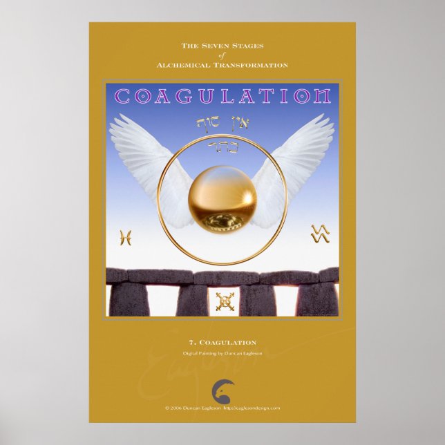 Poster Transformations alchimiques 7 : Coagulation (Devant)