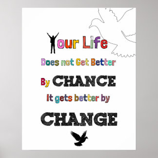 Poster Transformez votre contrôle de saisie de la vie et 