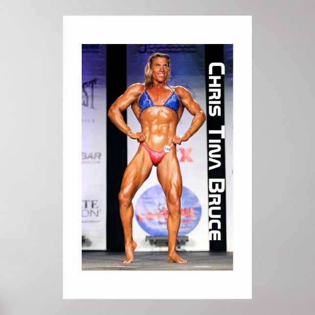 Poster Transgenre Bodybuilder Chris Tina Bruce (Devant)