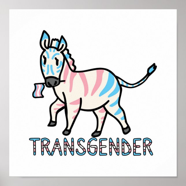 Poster Transgenre Zebra (Devant)