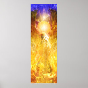 Poster TRANSMUTATION D'Oiseaux De Feu Phoenix