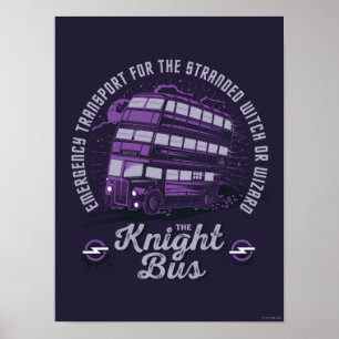 Poster Transport d'urgence - Le Knight Bus