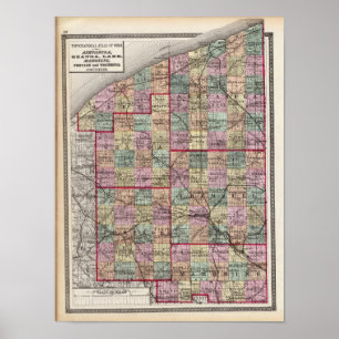 Poster Transport et comtés de Trumbull