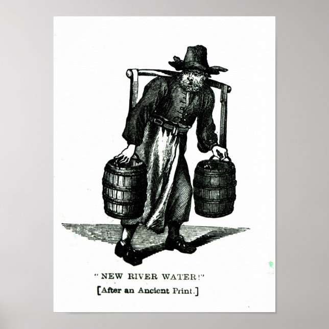 Poster Transporteur d'eau (Devant)