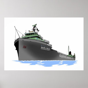 Poster Transporteur des Grands Lacs Walter A. Sterling