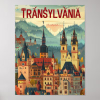 Transylvanie Roumanie Vintage célèbre lieu de voya