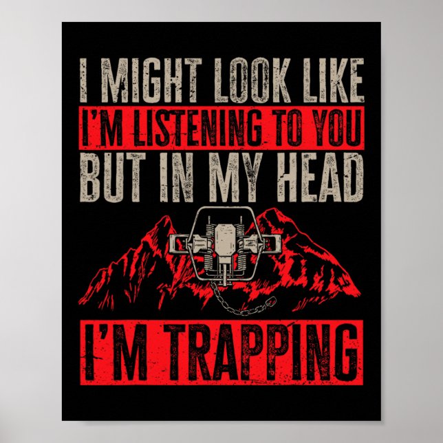 Poster Trapper de chasse au piège 1 (Devant)