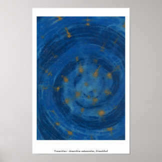 Poster Traumblau - dreamblue